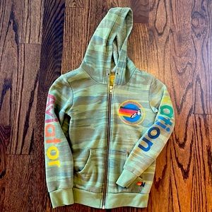 Aviator Nation Kids Camo Zip Hoodie